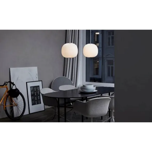 Le Klint Lamella 3 pendel, vit/guld