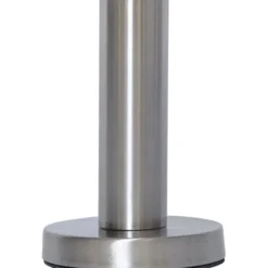 Star Trading Lampfot E27 Glans Stål 17cm