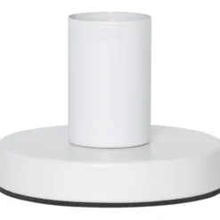 Star Trading Lampfot E27 Glans Vit 8cm