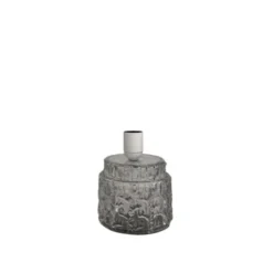 Vintage by Bright 1-2-3 Lampfot Glas transpatent, 20 cm