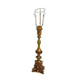 Vintage by Bright 1-2-3 Lampfot Mässing, 55 cm