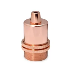 lampsladdar.se Lamphållare E27 kopparfärg metall, ojordad