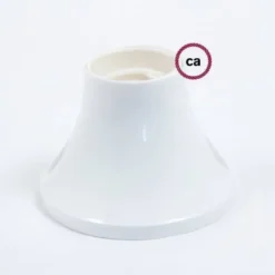 Creative cables 90° lamphållare i termoplast för vägg eller tak