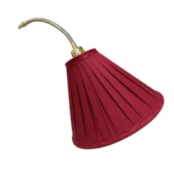 Vallentuna Armatur & Skärmateljé Lampskärm Boxplated Vinröd 24cm