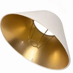 Vallentuna Armatur & Skärmateljé Lampskärm Creme/Guld 25cm
