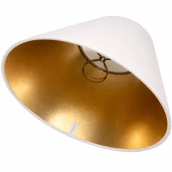 Vallentuna Armatur & Skärmateljé Lampskärm Creme/Guld 19cm