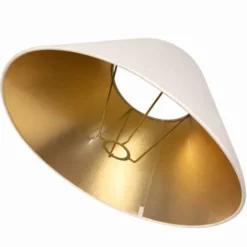 Vallentuna Armatur & Skärmateljé Lampskärm Creme/Guld 35cm