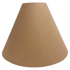 Vallentuna Armatur & Skärmateljé Lampskärm Kon Beige/Guld 24 cm