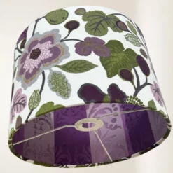 The lampstudio Lampskärm Lila Lövverk 30 cm