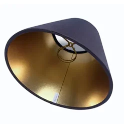 Vallentuna Armatur & Skärmateljé Lampskärm Mörkgrå/Guld 19cm