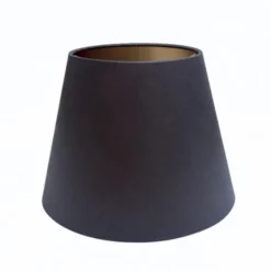 Vallentuna Armatur & Skärmateljé Lampskärm Mörkgrå/Guld 18cm