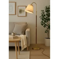 Vallentuna Armatur & Skärmateljé Lampskärm R19 Boxplated, Beige 18 cm