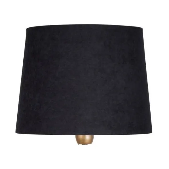 Konsthantverk Lampskärm Viken svart sammet, 32 cm