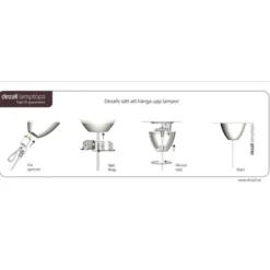 Dezall Lamptop musica, mattsvart 11,7cm