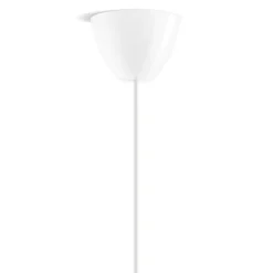 Dezall Lamptop round, blankvit 11,7cm