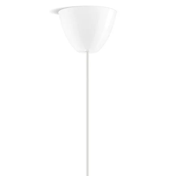 Dezall Lamptop round, blankvit 11,7cm