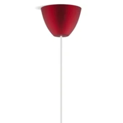 Dezall Lamptop round, mattröd 11,7cm