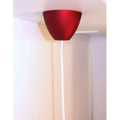 Dezall Lamptop round, mattröd 11,7cm