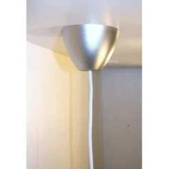 Dezall Lamptops round, silver 11,7cm