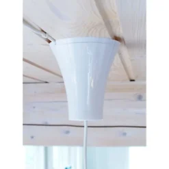 Dezall Lamptop tjus, blankvit 11,7cm