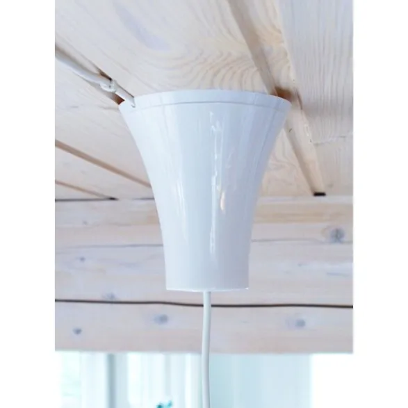 Dezall Lamptop tjus, blankvit 11,7cm