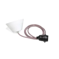 lampsladdar.se Lampupphäng textil, adobe rose TT-52 2m