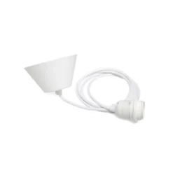 lampsladdar.se Lampupphäng textil vit TT-01, 2m
