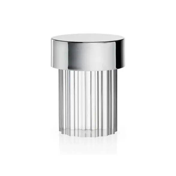 FLOS Last order bordslampa, rostfritt stål/räfflad