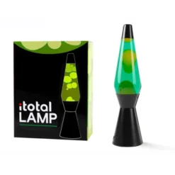 Barn itotal Lavalampa 36 cm gul/grön svart bas