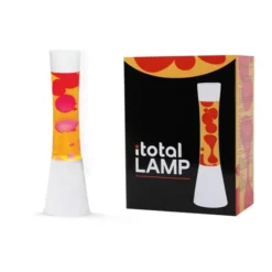 Barn itotal Lavalampa 40 cm gul/röd vit bas
