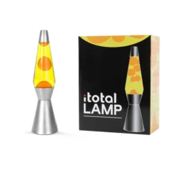 Barn itotal Lavalampa 40 cm orange/gul silver bas