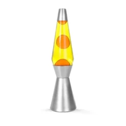 Barn itotal Lavalampa 40 cm orange/gul silver bas