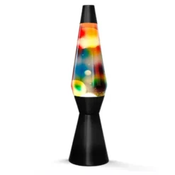Barn itotal Lavalampa 36 cm rainbow svart bas