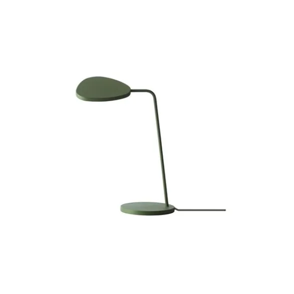 Muuto Leaf bordslampa, mörkgrön 41,5cm