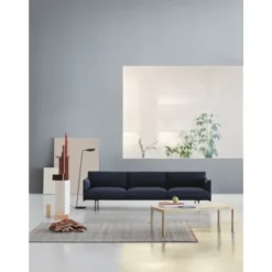 Muuto Leaf golvlampa, mörkgrön 118cm