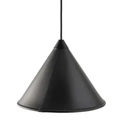 Cuero Design Leather Cone Namibia Taklampa 65 cm Black