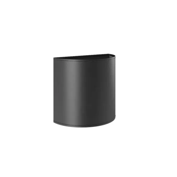 Cuero Design Leather Vägglampa 20 cm Black
