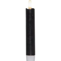 Star Trading LED Antikljus 2-pack Flamme Rustic Svart 15cm