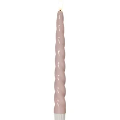 Star Trading LED Antikljus 2-pack Flamme Shine Rosa 24,5cm