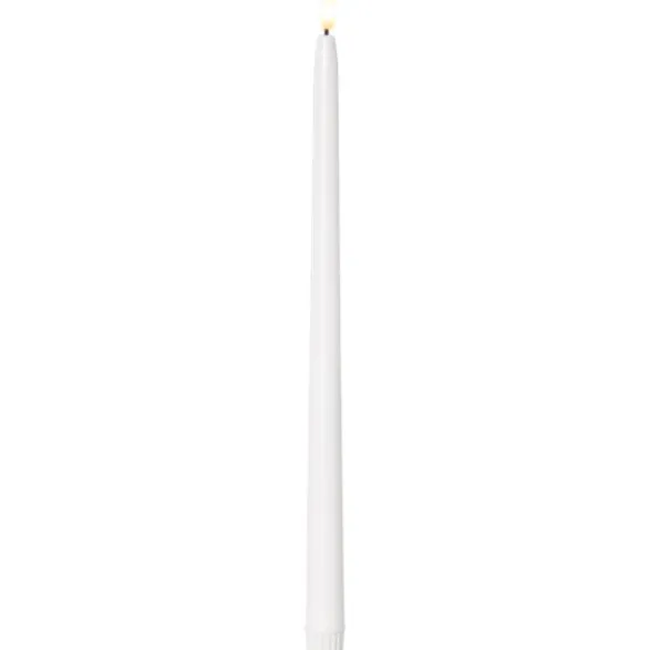 Star Trading LED Antikljus 2-pack Flamme Slim Vit 38cm