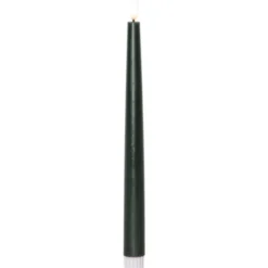 Star Trading LED Antikljus 2-pack Flamme Slim Grön 28,5cm