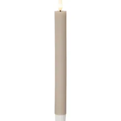 Star Trading LED Antikljus 2-pack Flamme Stripe Beige 25cm