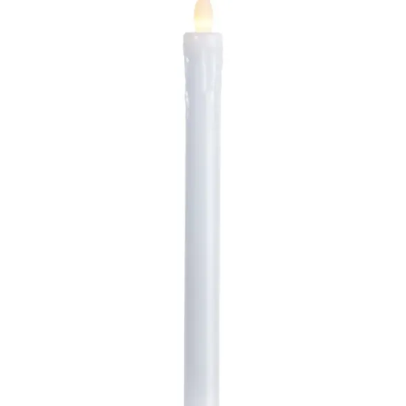 Star Trading LED Antikljus 2-pack Presse Vit 25cm