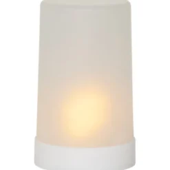 Star Trading LED Blockljus Flame Candle Vit 14,5cm