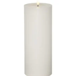 Star Trading LED Blockljus Flamme Flow Big Vit 27,5cm