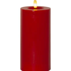 Star Trading LED Blockljus Flamme Flow Röd 17,5cm