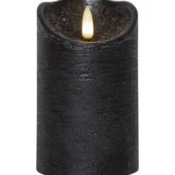 Star Trading LED Blockljus Flamme Rustic Svart 12,50 cm