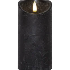 Star Trading LED Blockljus Flamme Rustic Svart 15 cm