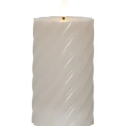 Star Trading Led Blockljus Flamme Swirl, Beige