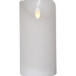 Star Trading LED Blockljus Glow Vit 15 cm